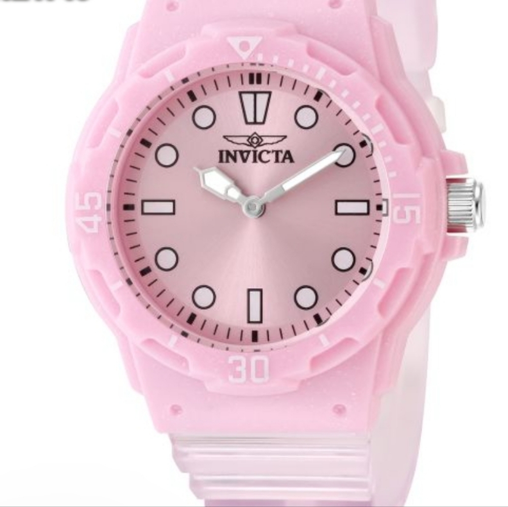 Invicta Celestial Cloud Women's Watch - 35mm, Transparent, Pink NWT And Box